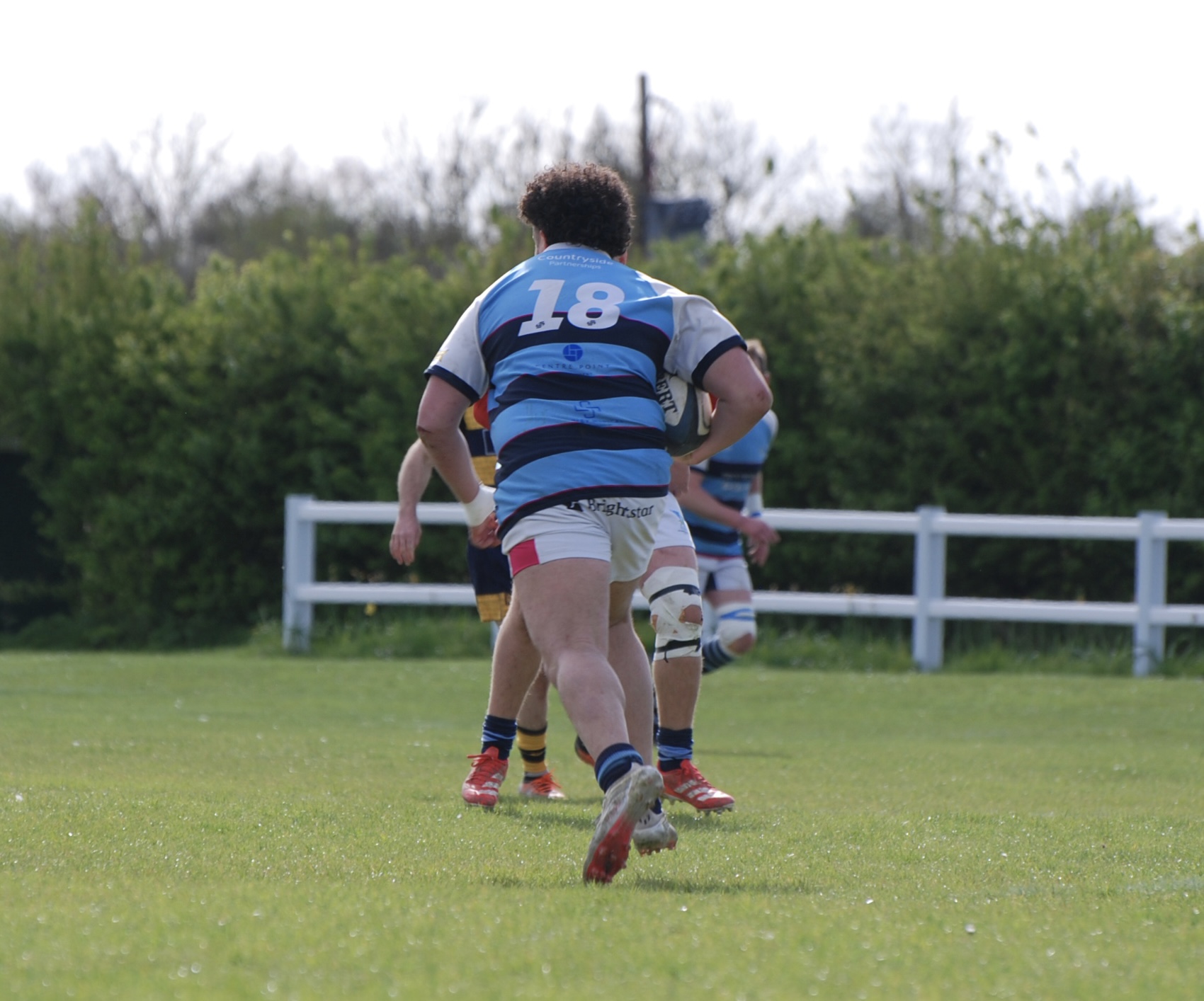 Number 18 on the burst